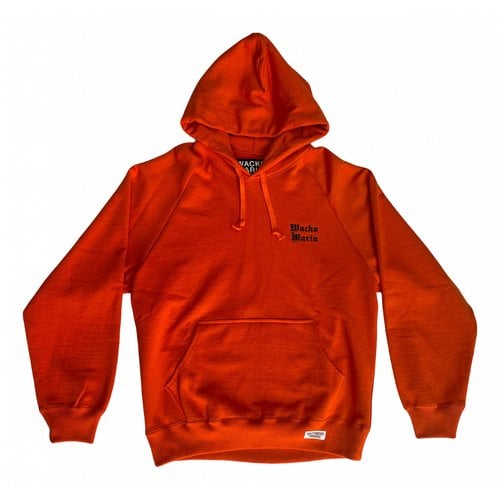 Pre-owned Wacko Maria Sweatshirt In Orange