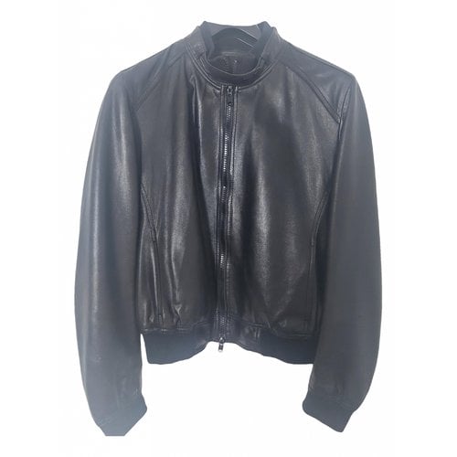 Pre-owned Zanellato Leather Jacket In Black