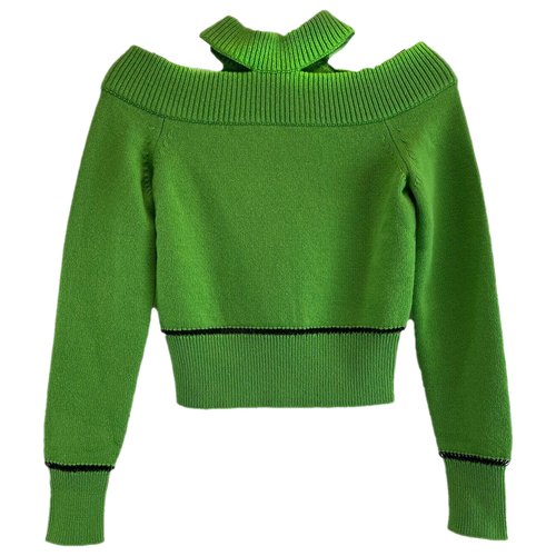 Pre-owned Alexander Mcqueen Wool Sweatshirt In Green