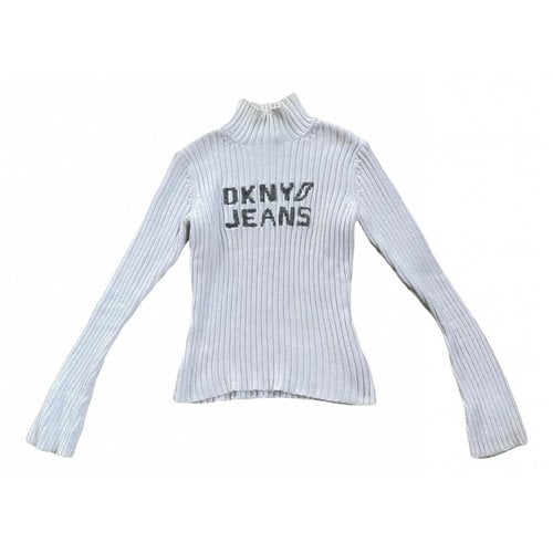 Pre-owned Dkny Jumper In White