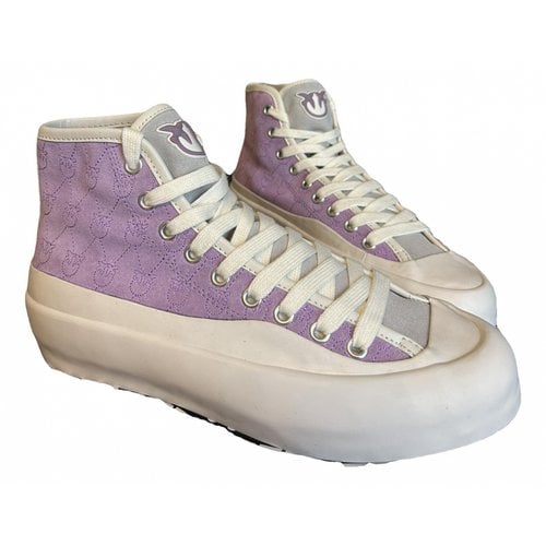 Pre-owned Pinko Trainers In Purple
