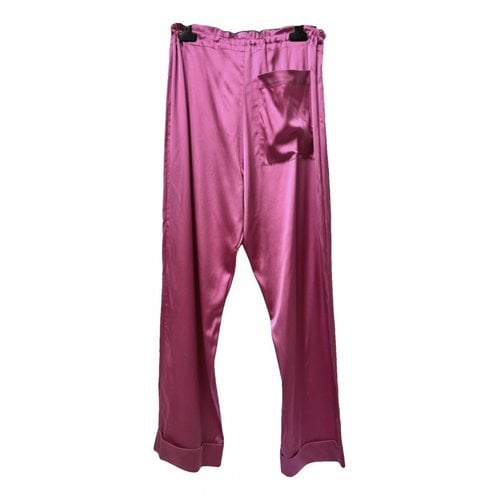 Pre-owned Jacquemus Trousers In Pink