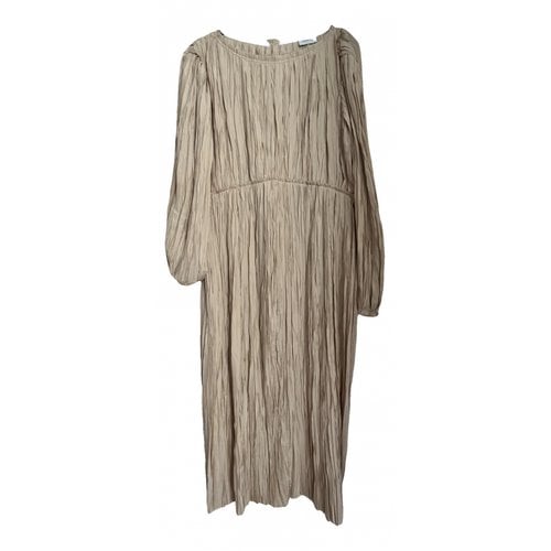 Pre-owned Lemaire Maxi Dress In Camel