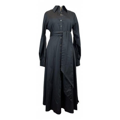 Pre-owned Racil Maxi Dress In Black