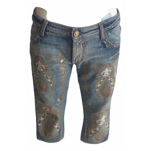 Pre-owned Just Cavalli Short Jeans In Multicolour