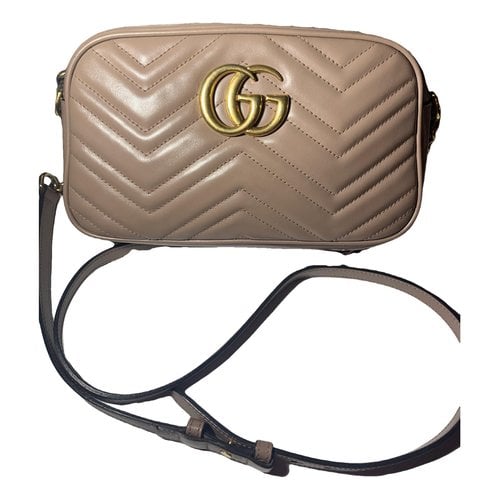 Pre-owned Gucci Leather Crossbody Bag In Brown