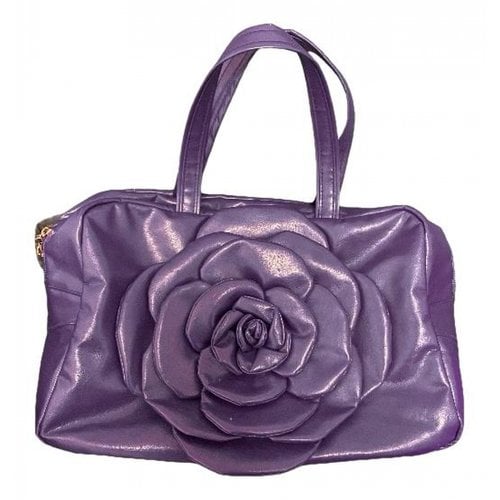 Pre-owned Camomilla Vegan Leather Handbag In Purple