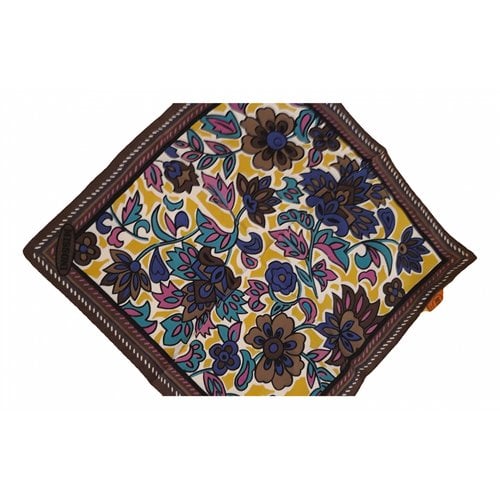 Pre-owned Missoni Silk Neckerchief In Multicolour