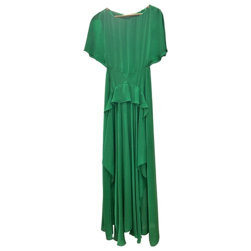 Pre-owned Maje Spring Summer 2019 Mid-length Dress In Green