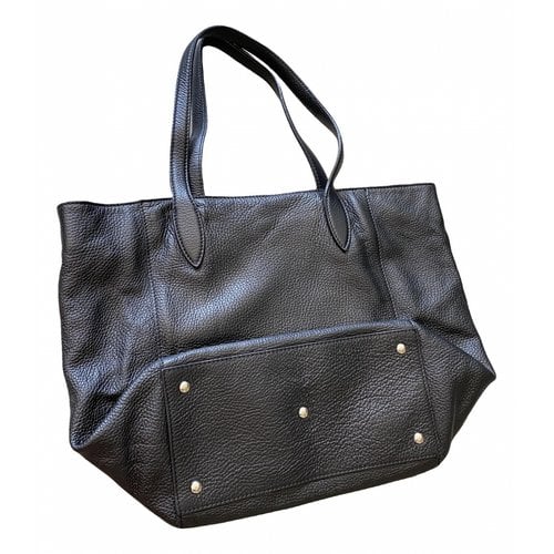 Pre-owned Coccinelle Leather Tote In Black
