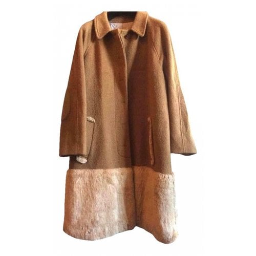 Pre-owned Band Of Outsiders Wool Coat In Camel