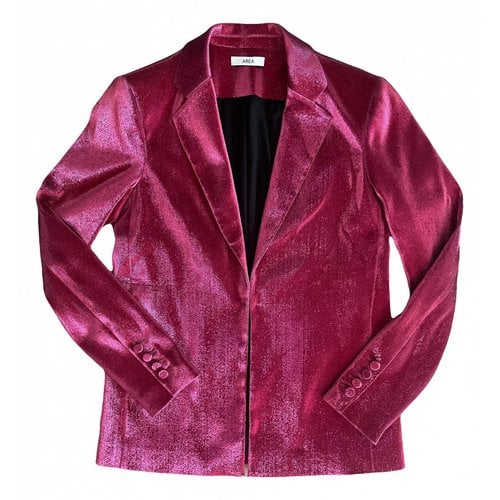 Pre-owned Area Blazer In Pink