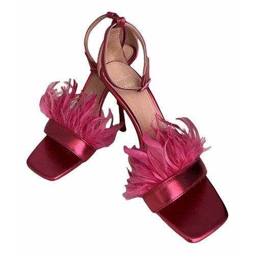 Pre-owned Liujo Patent Leather Sandals In Pink
