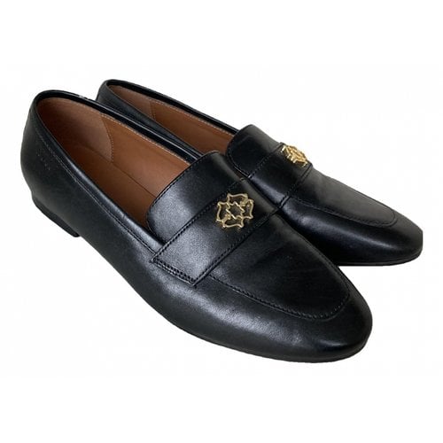 Pre-owned Radley London Leather Flats In Black