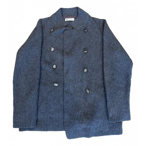 Pre-owned Brunello Cucinelli Cashmere Knitwear & Sweatshirt In Grey