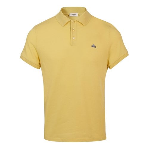 Pre-owned Celine Polo Shirt In Yellow