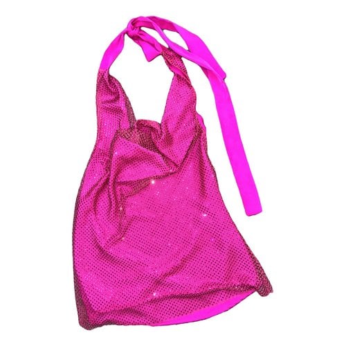 Pre-owned Amanda Uprichard Glitter Camisole In Pink