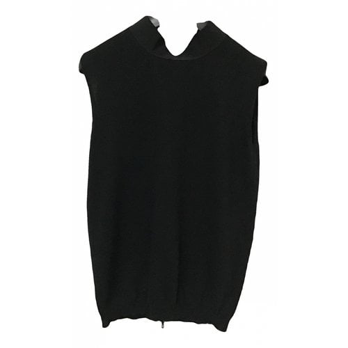 Pre-owned Lanvin Cashmere Top In Black