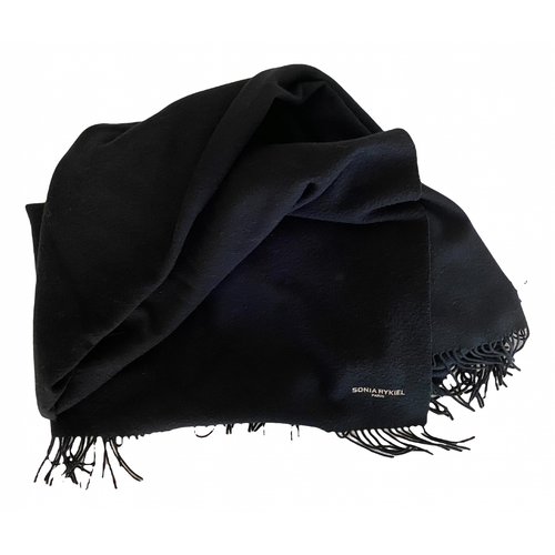 Pre-owned Sonia Rykiel Wool Silk Handkerchief In Black