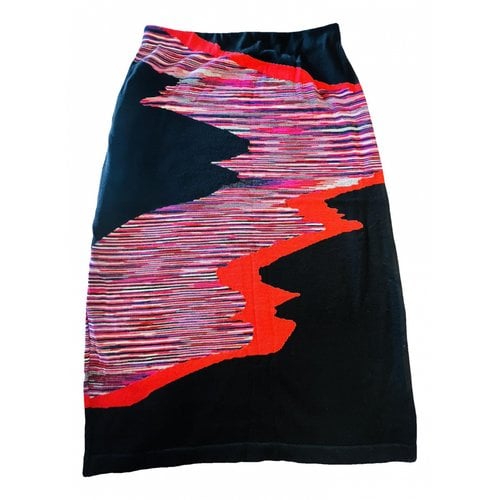 Pre-owned Missoni Wool Mid-length Skirt In Multicolour