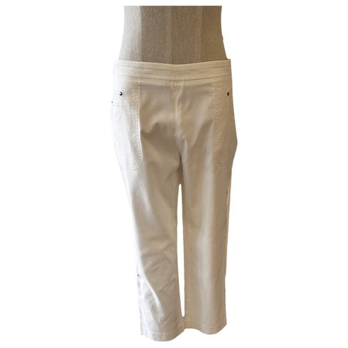 Pre-owned Incotex Slim Pants In White