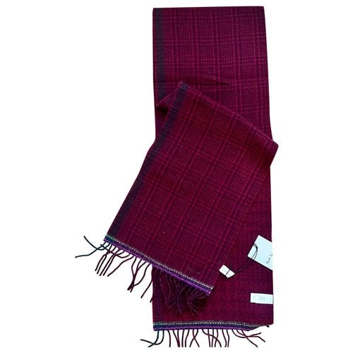 Pre-owned Paul Smith Wool Scarf In Red