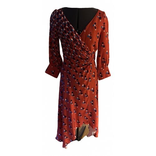 Pre-owned Peter Pilotto Silk Mid-length Dress In Red