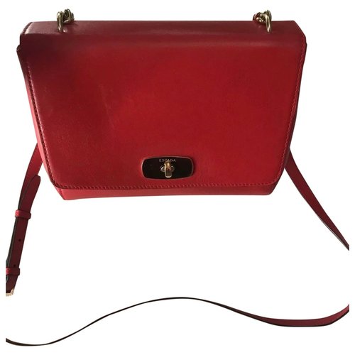 Pre-owned Escada Leather Handbag In Red