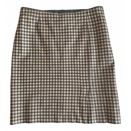 Pre-owned Marc Jacobs Leather Mini Skirt In Multicolour