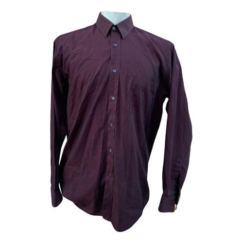 Pre-owned Dior Shirt In Burgundy
