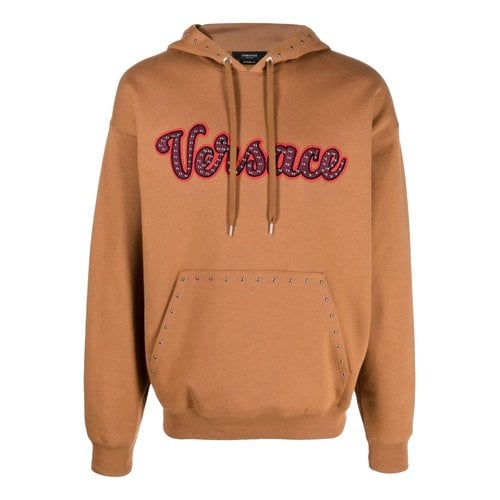 Pre-owned Versace Sweatshirt In Brown