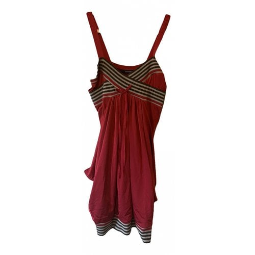 Pre-owned Stefanel Mini Dress In Red