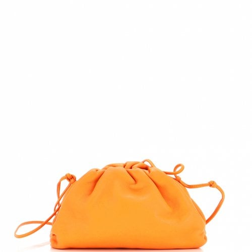 Pre-owned Bottega Veneta Leather Handbag In Orange