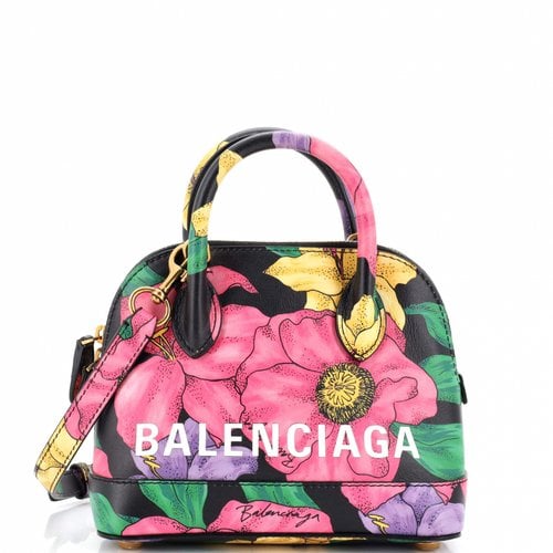 Pre-owned Balenciaga Leather Handbag In Multicolour