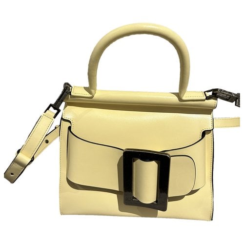 Pre-owned Boyy Karl 24 Leather Handbag In Yellow