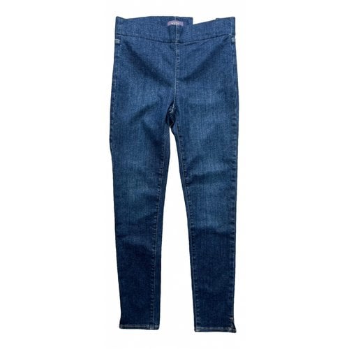 Pre-owned Nydj Slim Jeans In Blue
