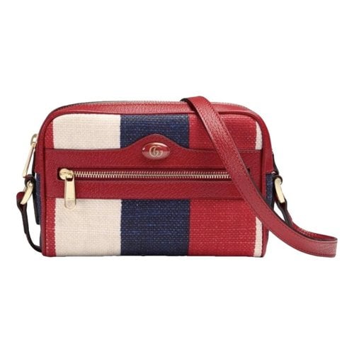 Pre-owned Gucci Ophidia Cloth Crossbody Bag In Multicolour