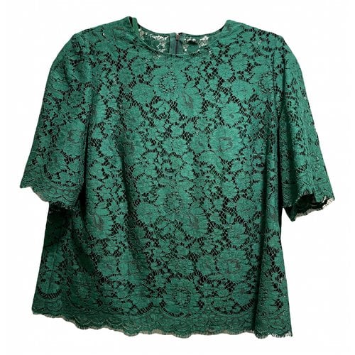 Pre-owned Dolce & Gabbana Blouse In Green