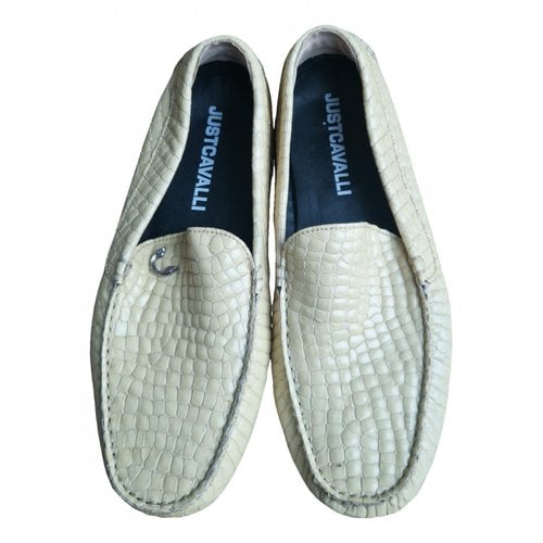 Pre-owned Just Cavalli Leather Flats In Other