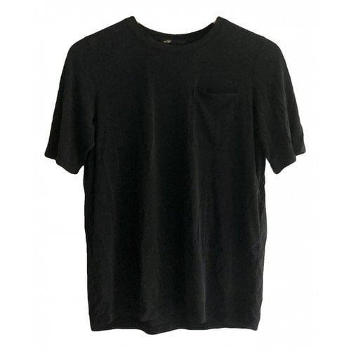 Pre-owned Maje T-shirt In Black
