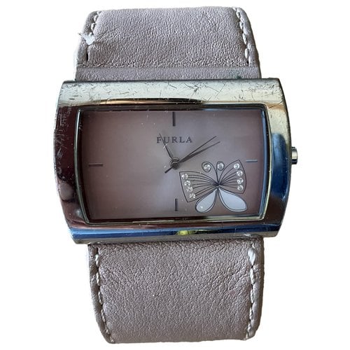 Pre-owned Furla Watch In Silver