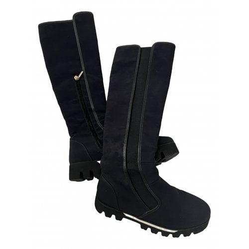 Pre-owned Dolce & Gabbana Boots In Blue