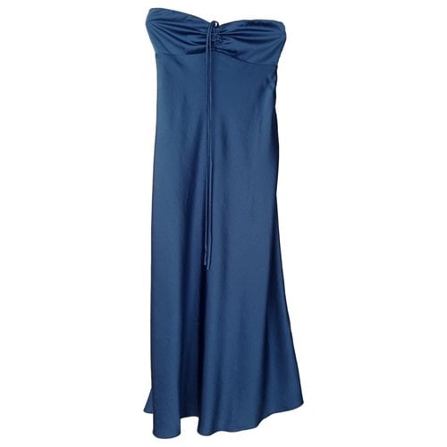Pre-owned Claudie Pierlot Maxi Dress In Blue