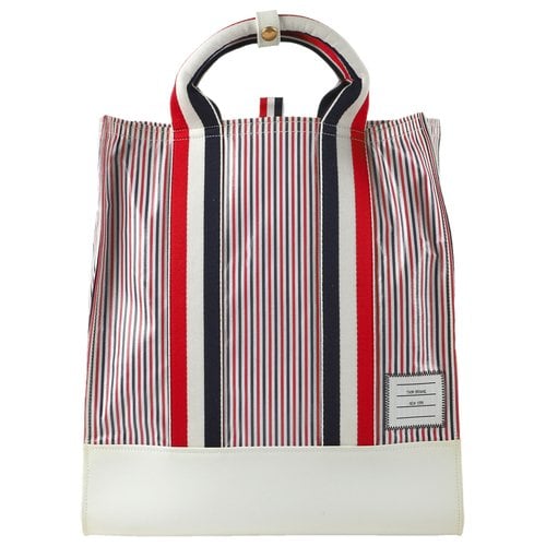 Pre-owned Thom Browne Cloth Tote In Multicolour