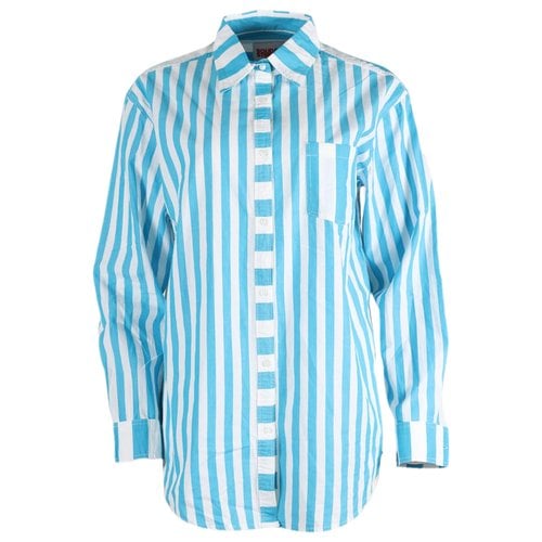 Pre-owned Solid & Striped Shirt In Multicolour