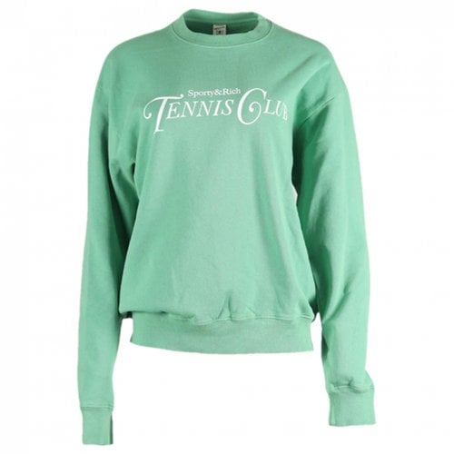 Pre-owned Sporty And Rich Jumper In Green