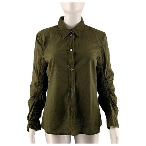 Pre-owned Ann Demeulemeester Top In Green