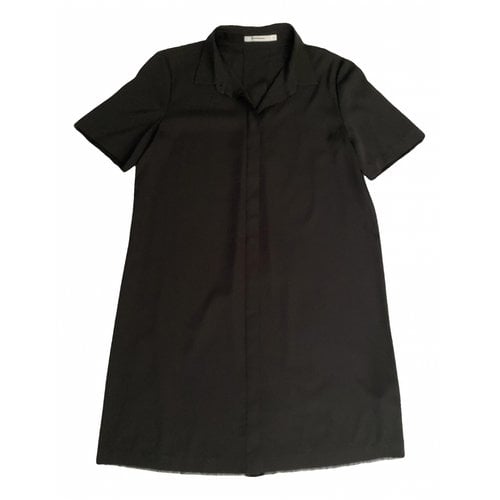 Pre-owned Alexander Wang T Silk Mini Dress In Black