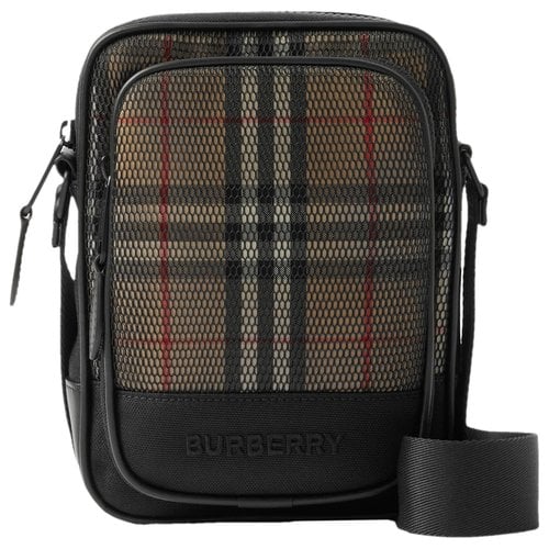 Pre-owned Burberry Leather Bag In Multicolour