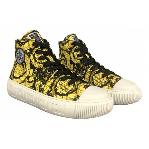 Pre-owned Versace High Trainers In Other